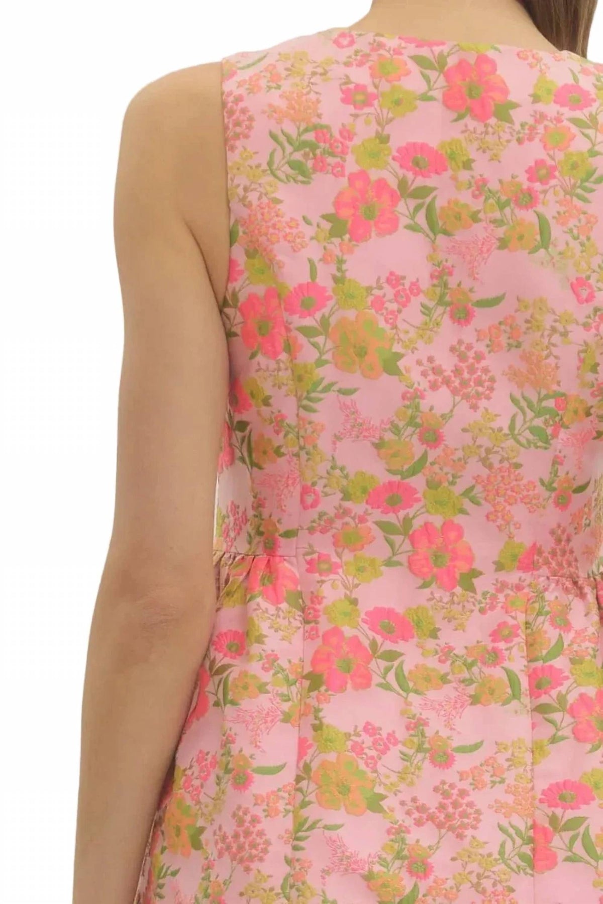 Entro - Garden Button Front Party Mini Dress