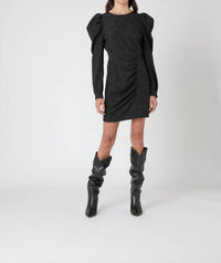 Berenice - Reve Short Dress With Puffed Sleeves