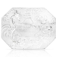 Montana Silversmiths - Men's Head Out West Buckle With Christian Cowboy