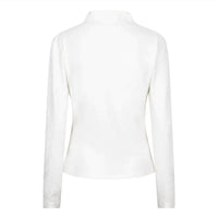 Esqualo - Blenda Burnout Animal Print Turtleneck Top
