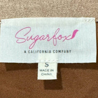 Sugarfox - Faux Suede Cropped Light Jacket