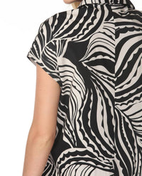 Joseph Ribkoff - Abstract Midi Shirt Dress