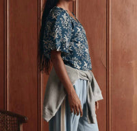 The Great. - Blythe V-neck Top