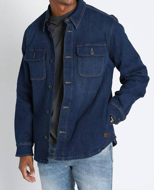 Jachs New York - Stretch Flannel Lined Denim Jacket