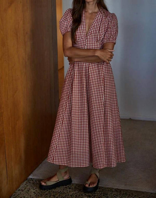 By Together - Saylor Gingham Bodice Dress