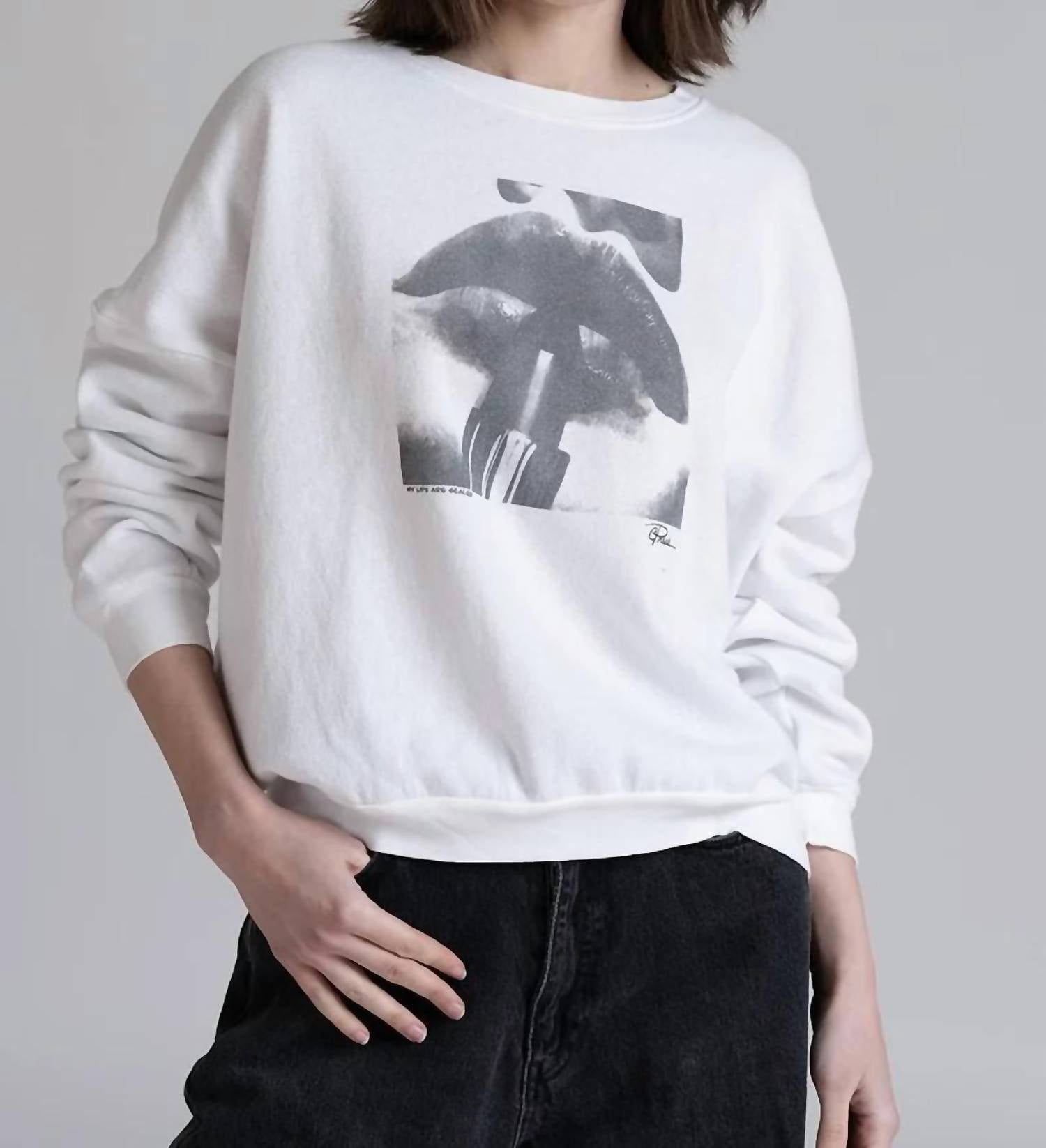 Cpress Studio - My Lips Are Sealed Cozy Sweatshirt
