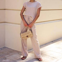 Esqualo - Crinkle Trousers