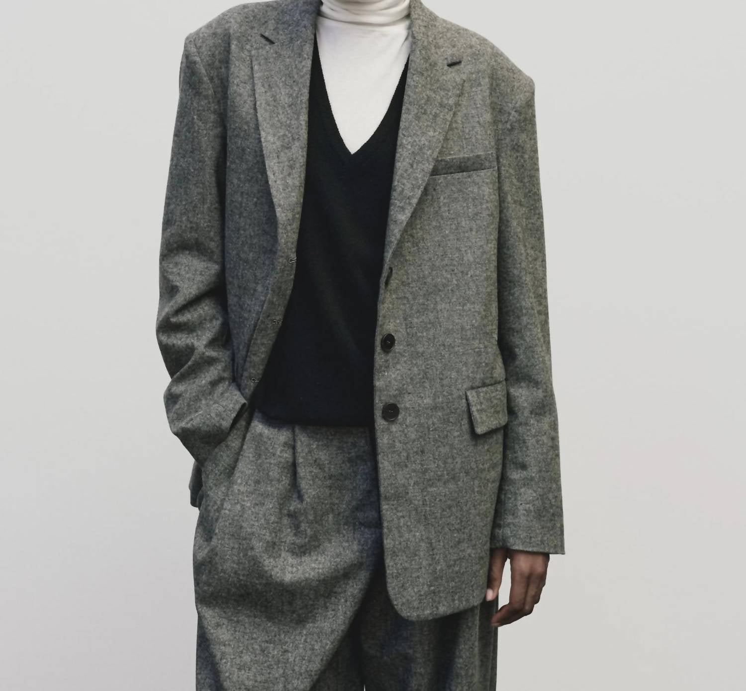 Mijeong Park - Wool Blend Oversized Jacket
