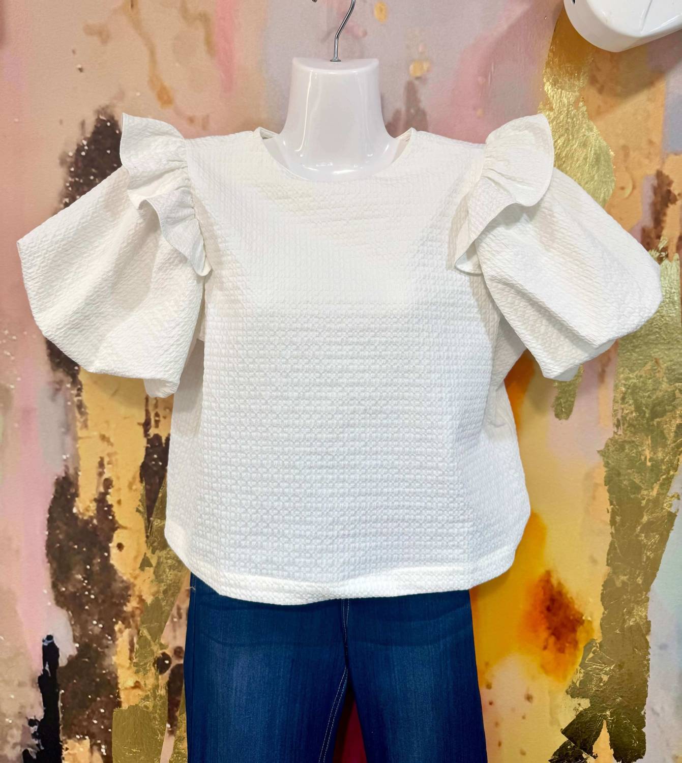 Glam - Holly Textured Top