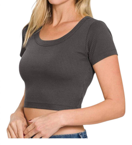 Heimish Usa - Seamless Ribbed Crop Top