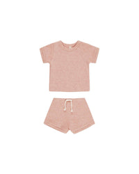 Quincy Mae - Girls' Ribbed Shortie Set