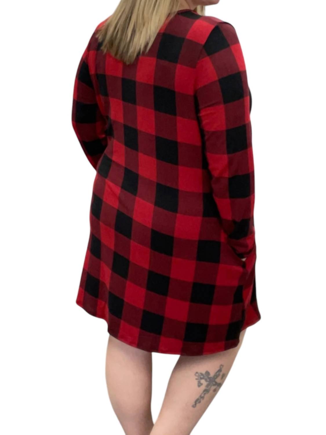 Honeyme - Buffalo Plaid Dress