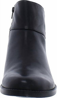 David Tate - Women's Ania Leather Stacked Heel Ankle Boots