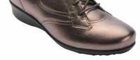 DREW Women's Prague Casual Sneaker in pewter - women's sneaker - detail view