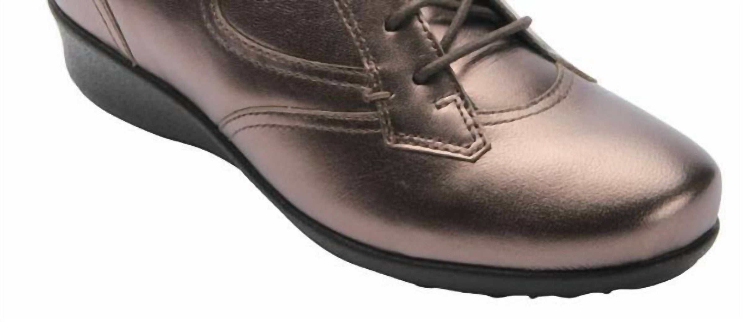 DREW Women's Prague Casual Sneaker in pewter - women's sneaker - detail view