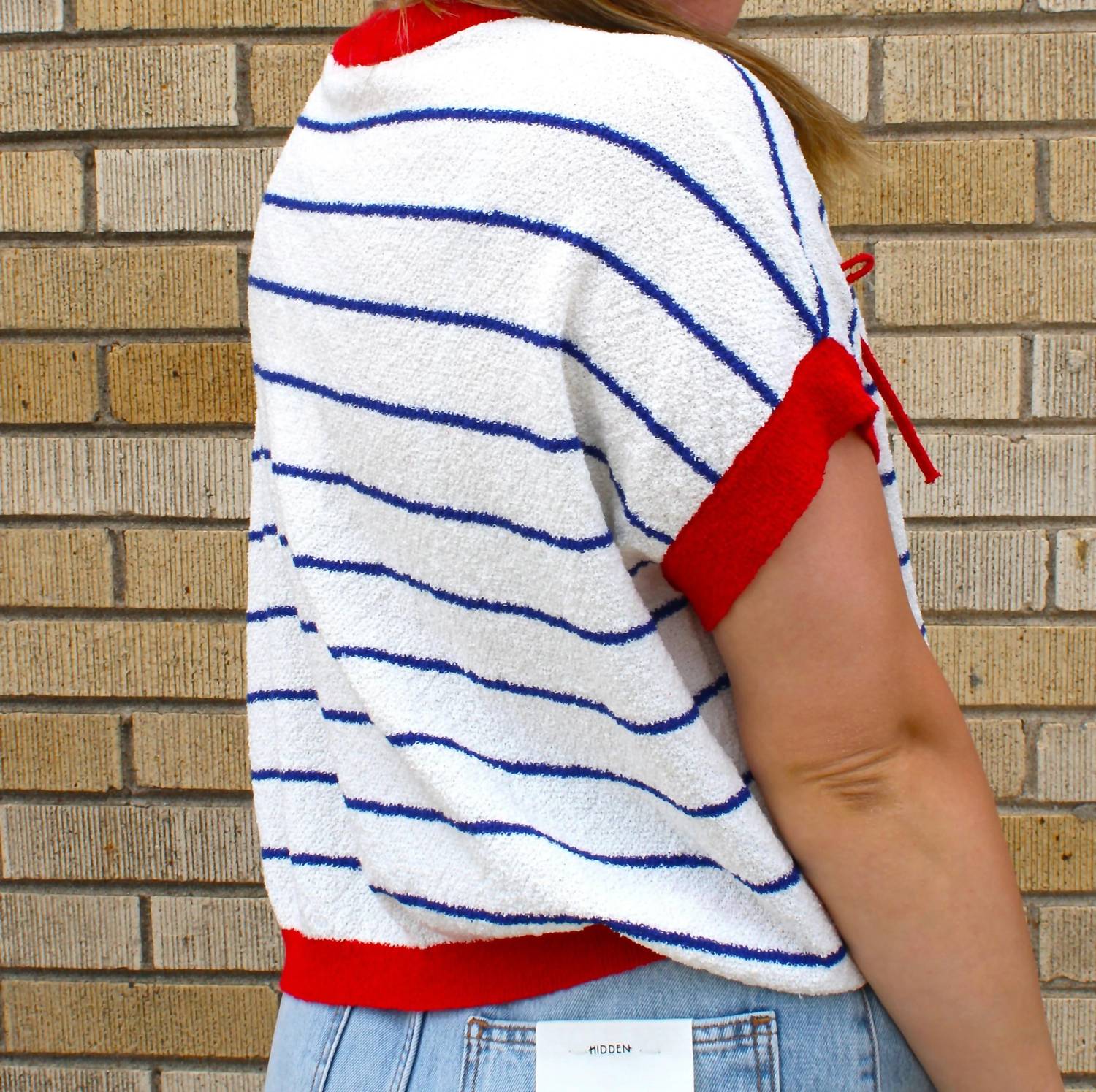 Anniewear - Bailey Bow Knit Top