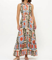 Oliphant - Sleeveless Shirt Maxi Dress