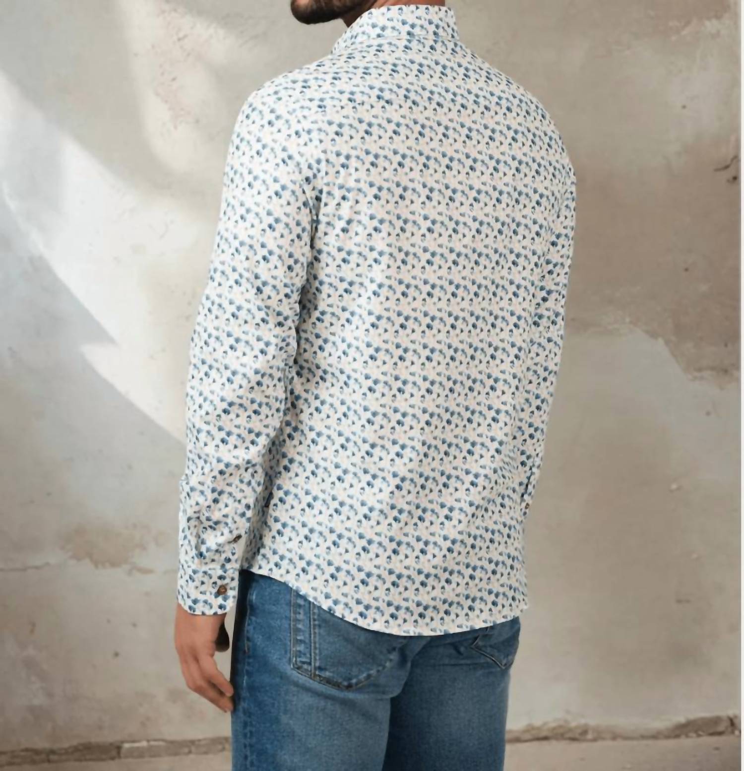Stone Rose - Nova Snowbrush Printed Shirt