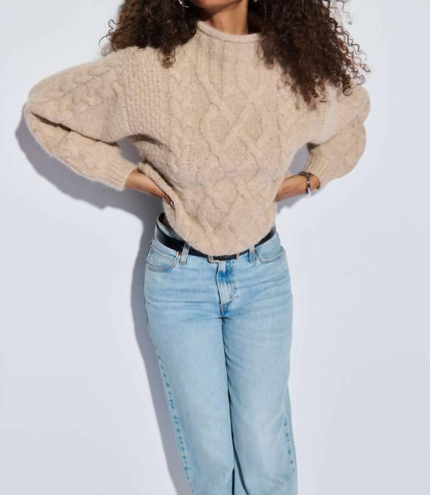 Nation Ltd - Lydia Cable Knit Sweater