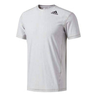 adidas Men's Vertical Heather Short Sleeve Tee in gray - men's t-shirt - alternate view