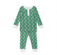 Lila + Hayes - Boys Santa's Helper Pajama Set