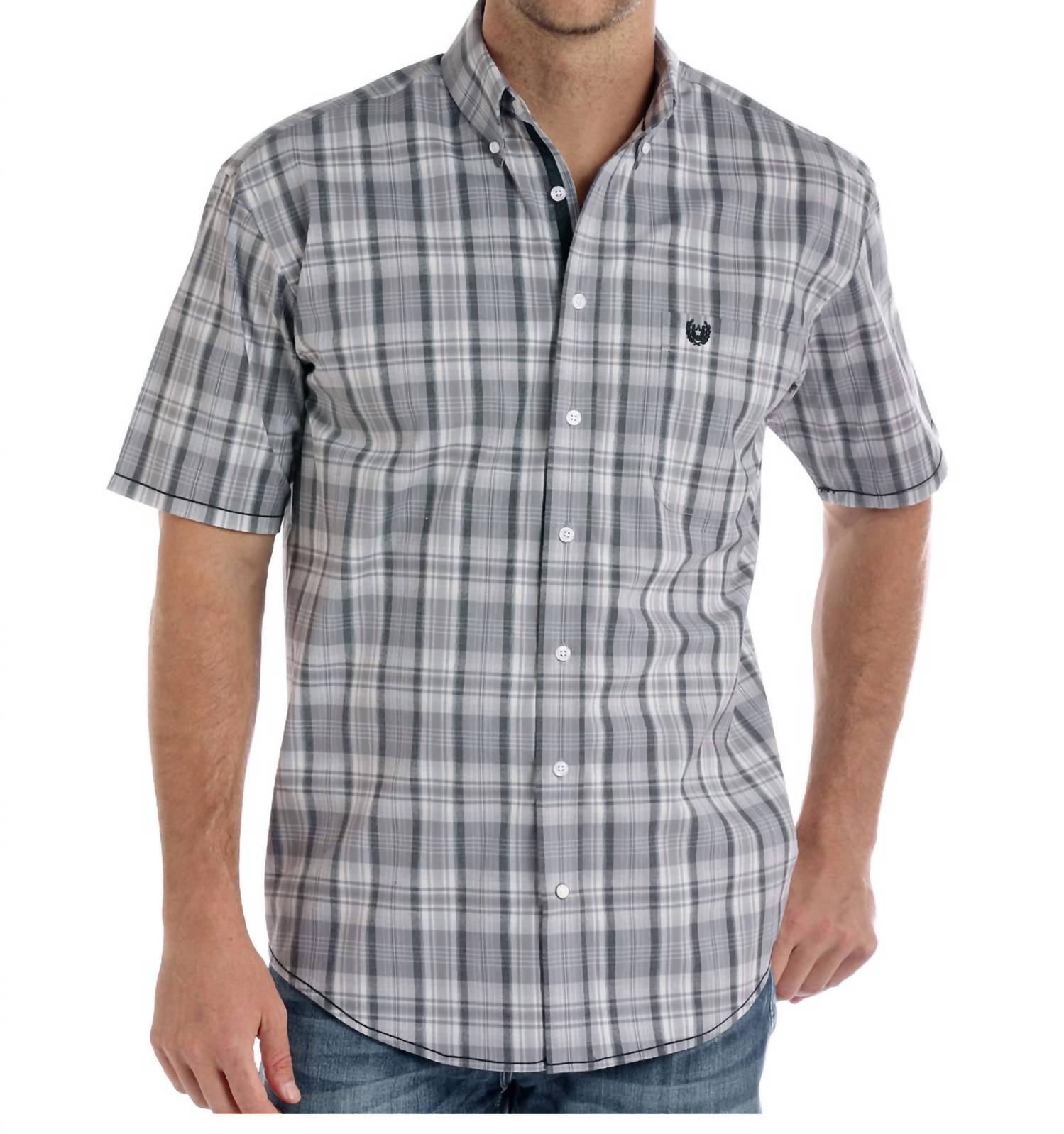 Panhandle - Short Sleeve Plaid Button Up Shirt