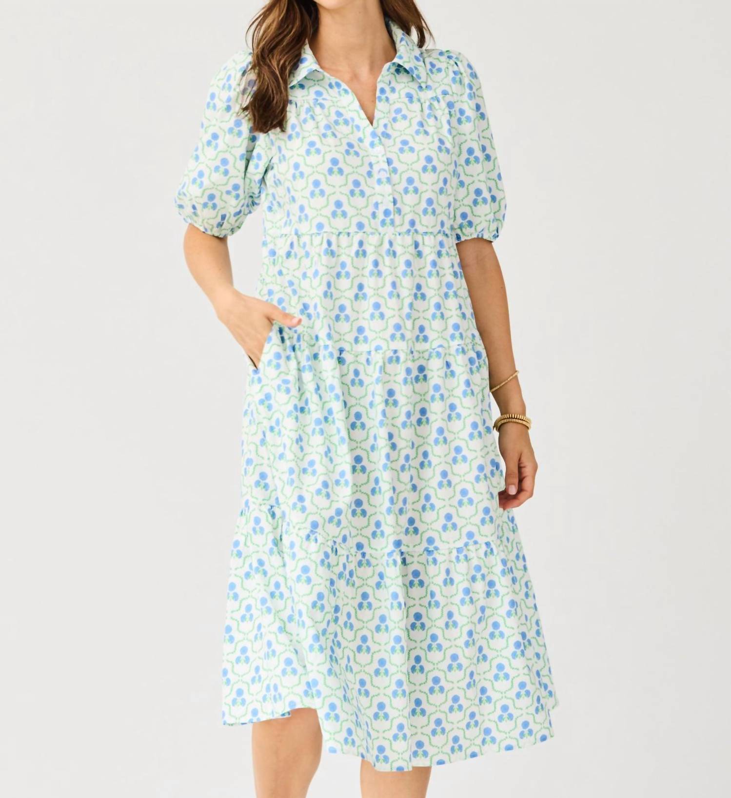 Mary Square - Eloise Floral Midi Dress