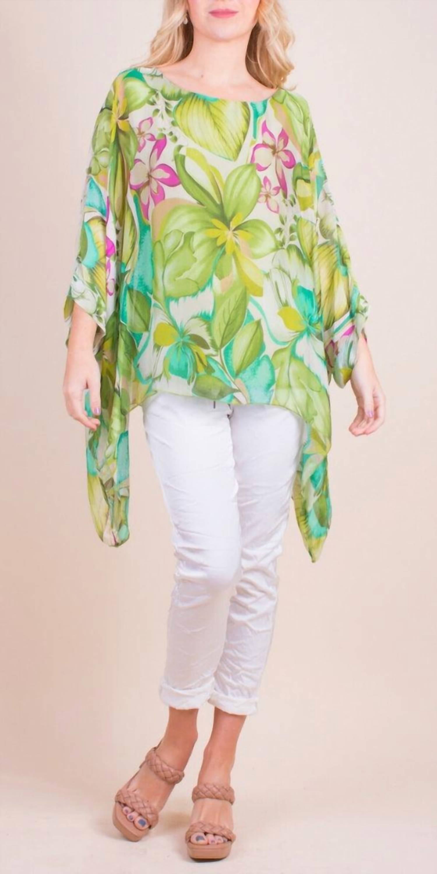 Gigi Moda - Seta Botanical Kaftan Top