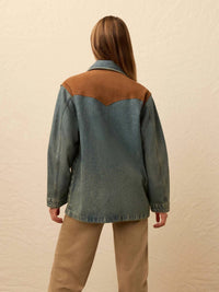 Faherty - Ridge Back Denim Suede Jacket
