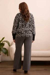 Tribal - Mock Long Sleeve Top - Plus