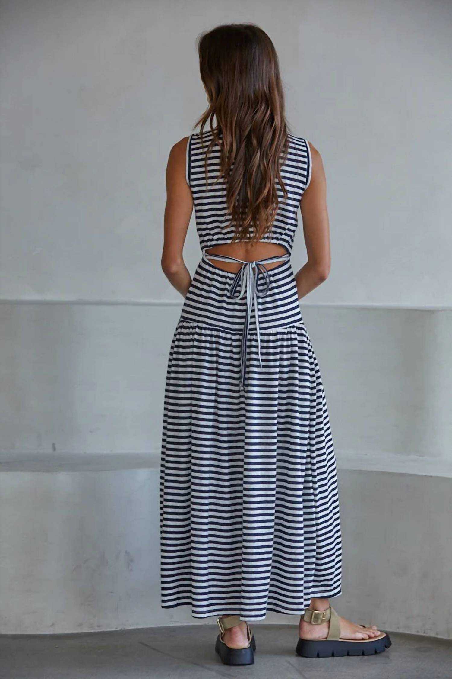 By Together - Sutton Striped Maxi Dress