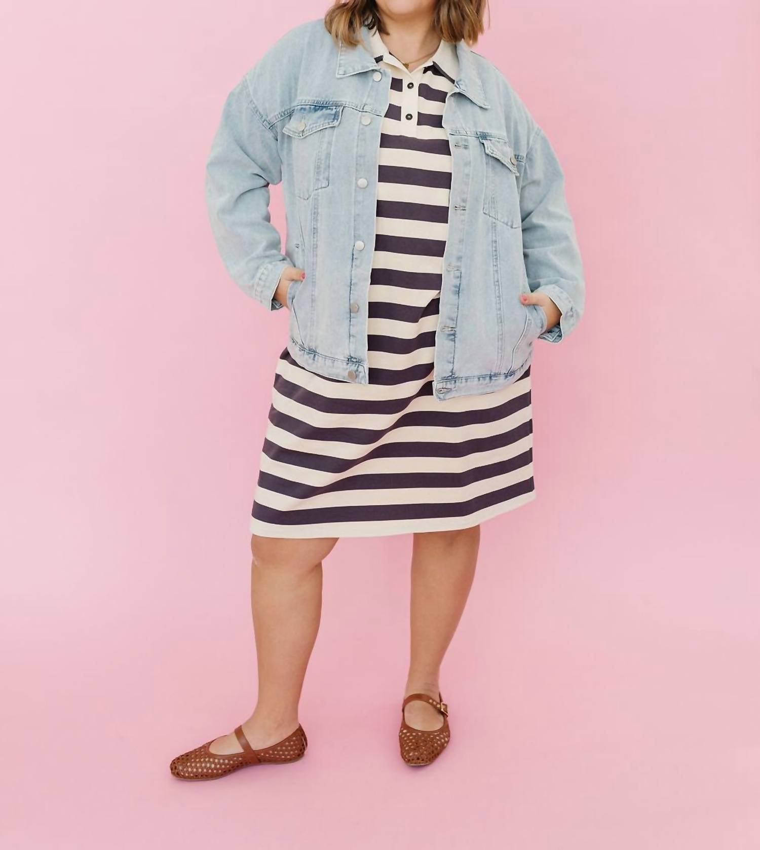 Mikarose Elodie Denim Jacket in light wash - women's jacket - view 6