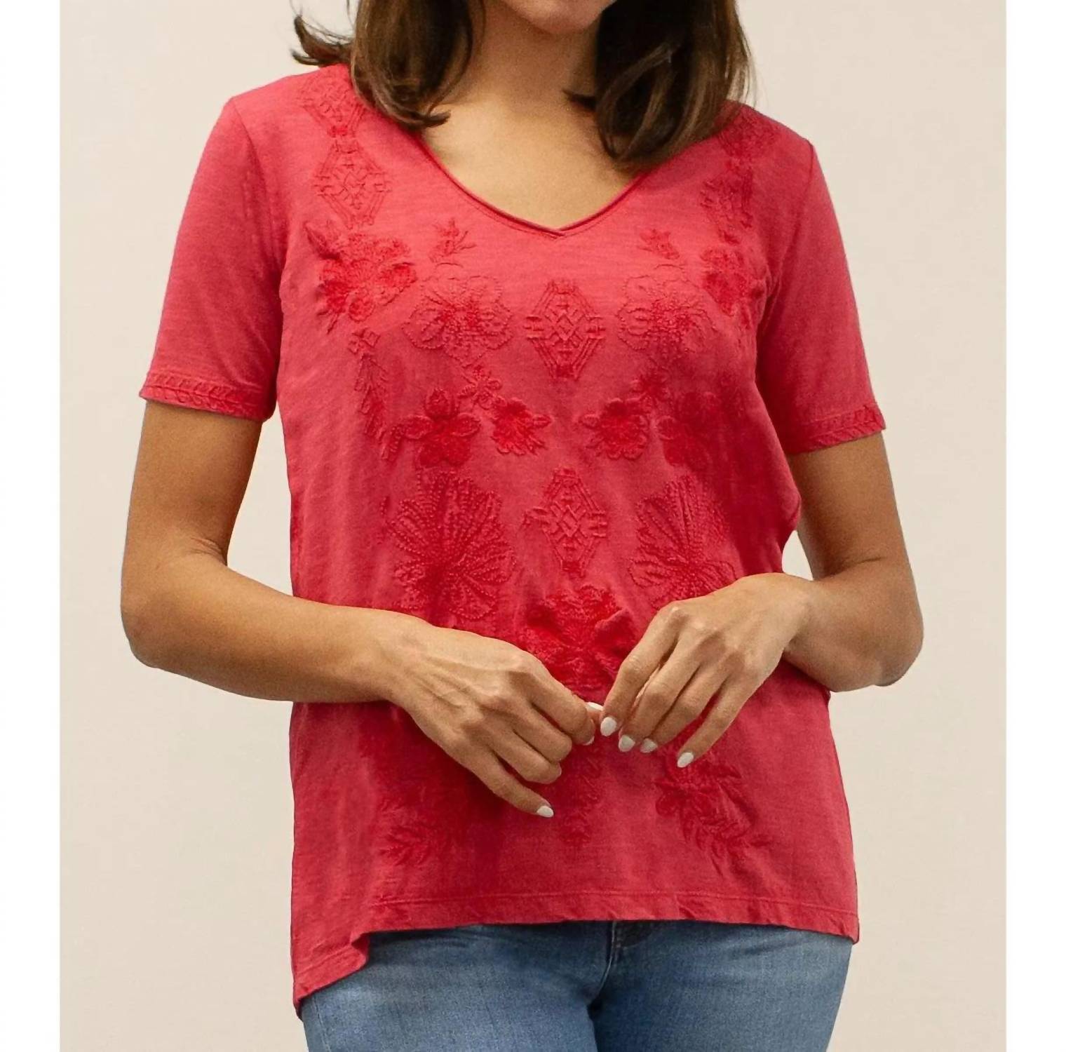 Caite & Kyla - Marya Tee - clothing - cotton - floral