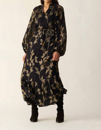 Calling June - Virescent Maxi Dress - black - clothing - dresses