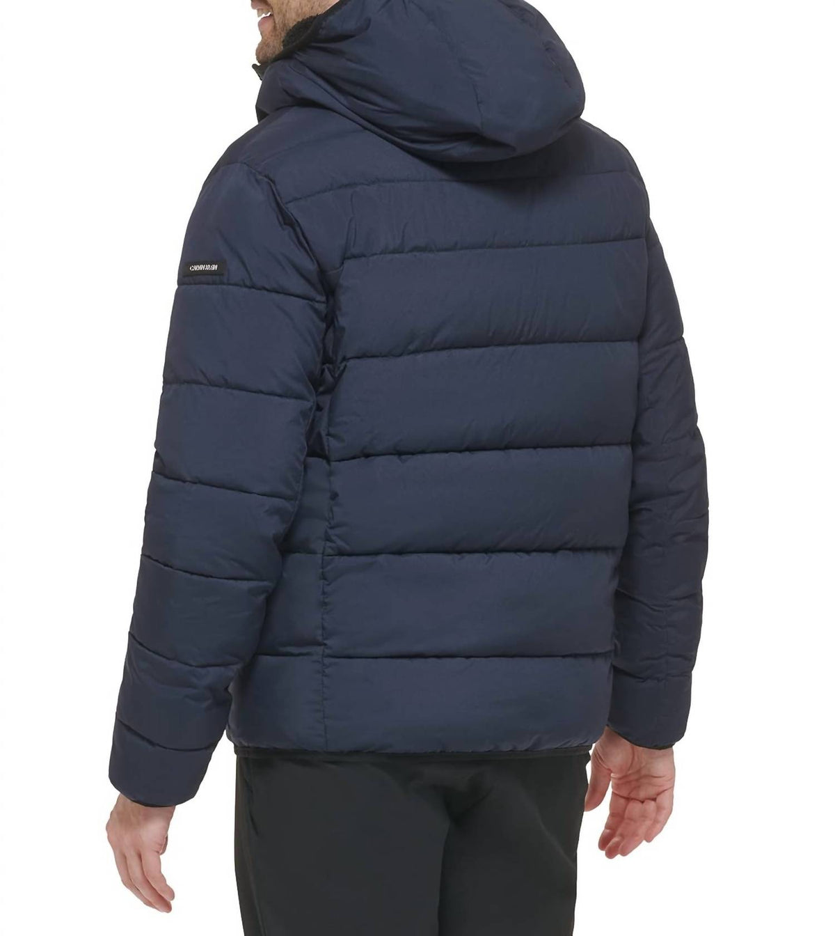 Calvin Klein - Chevron Sherpa Lined Hood Jacket