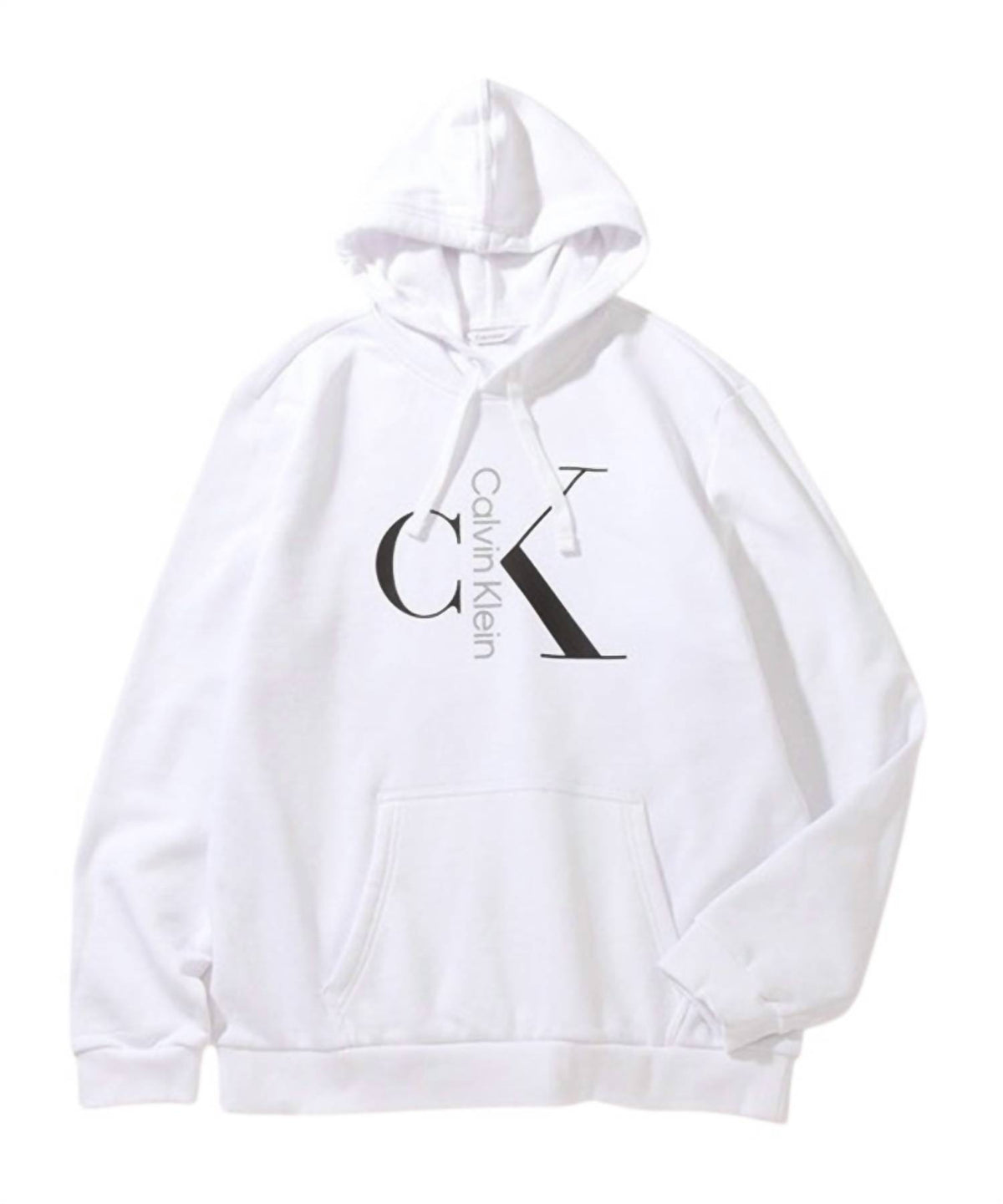 Calvin Klein - Mixed Logo Monogram Pullover Hoodie