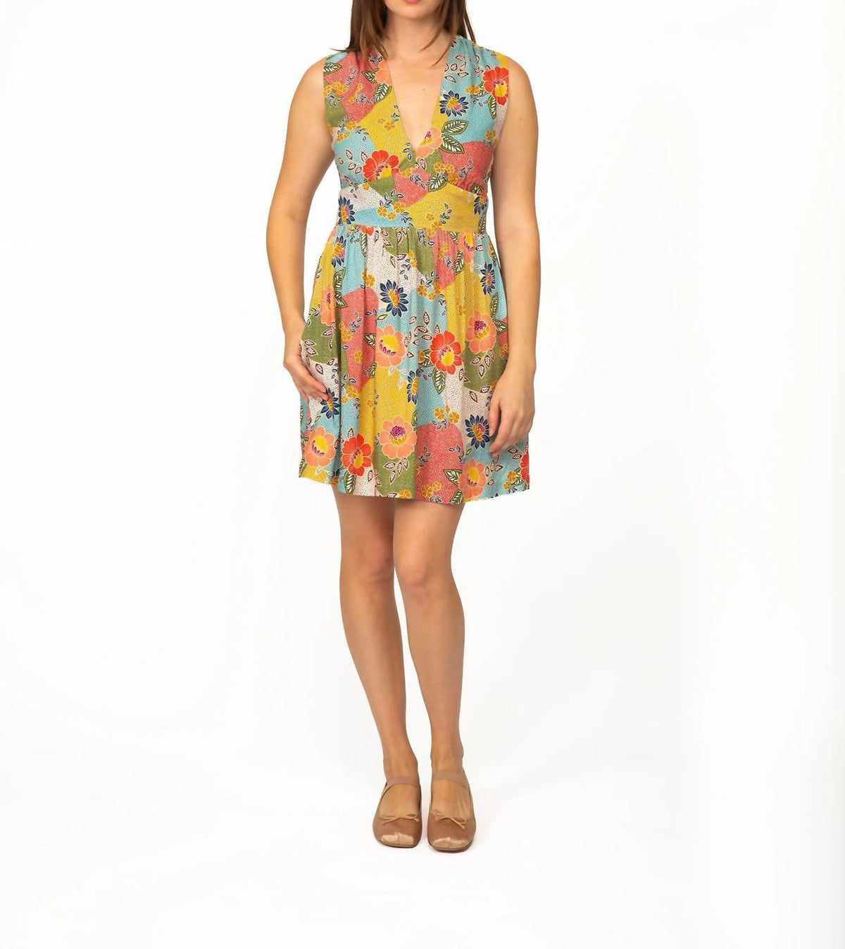 Cameo - V Neck Mini Dress
