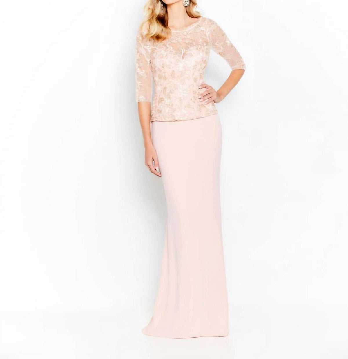 Cameron Blake - Lace Bodice Dress