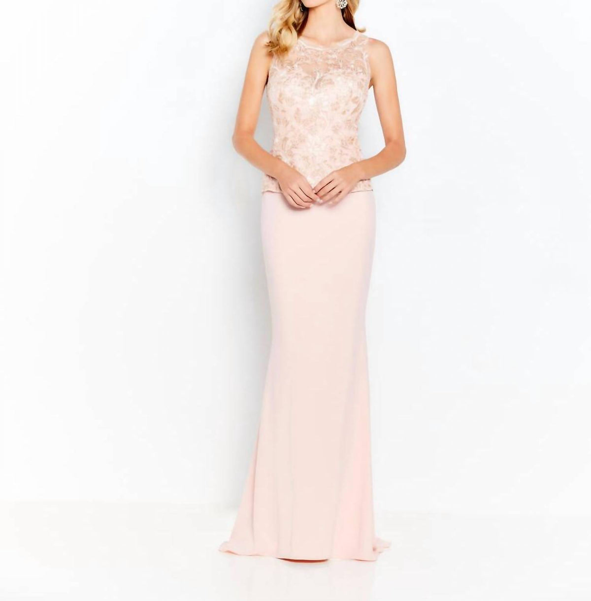 Cameron Blake - Lace Bodice Dress