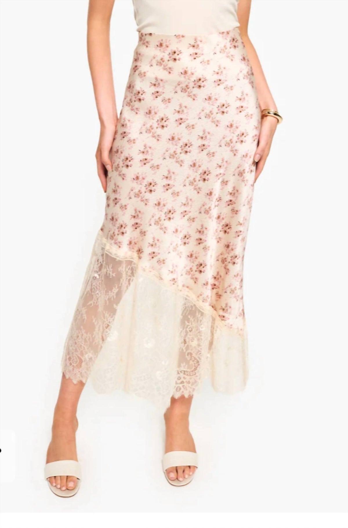 Cami Nyc - FLORIAN HAMMERED SILK SKIRT DUTCH FIELDS