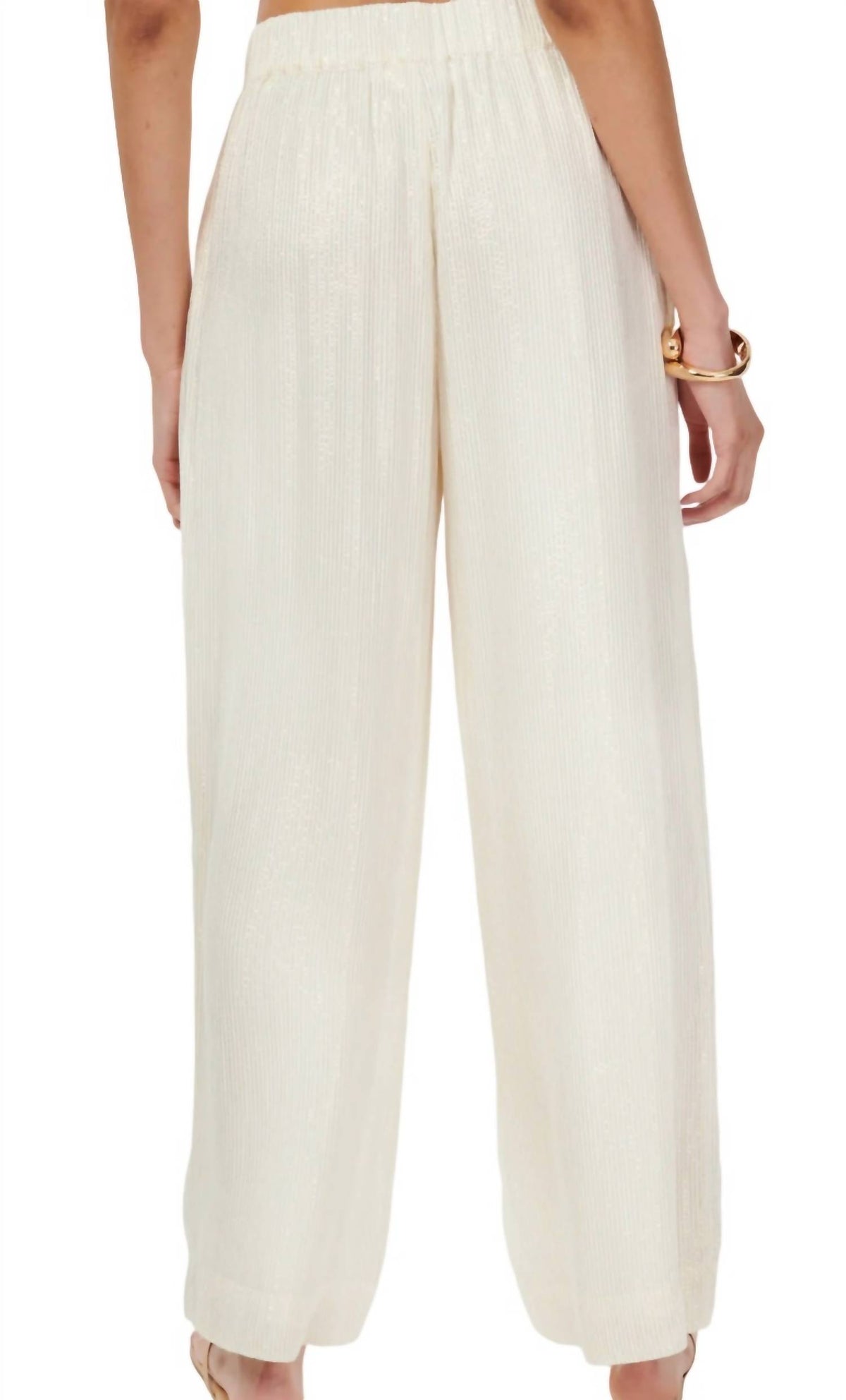 Cami Nyc - Medina Metallic Chiffon Pant