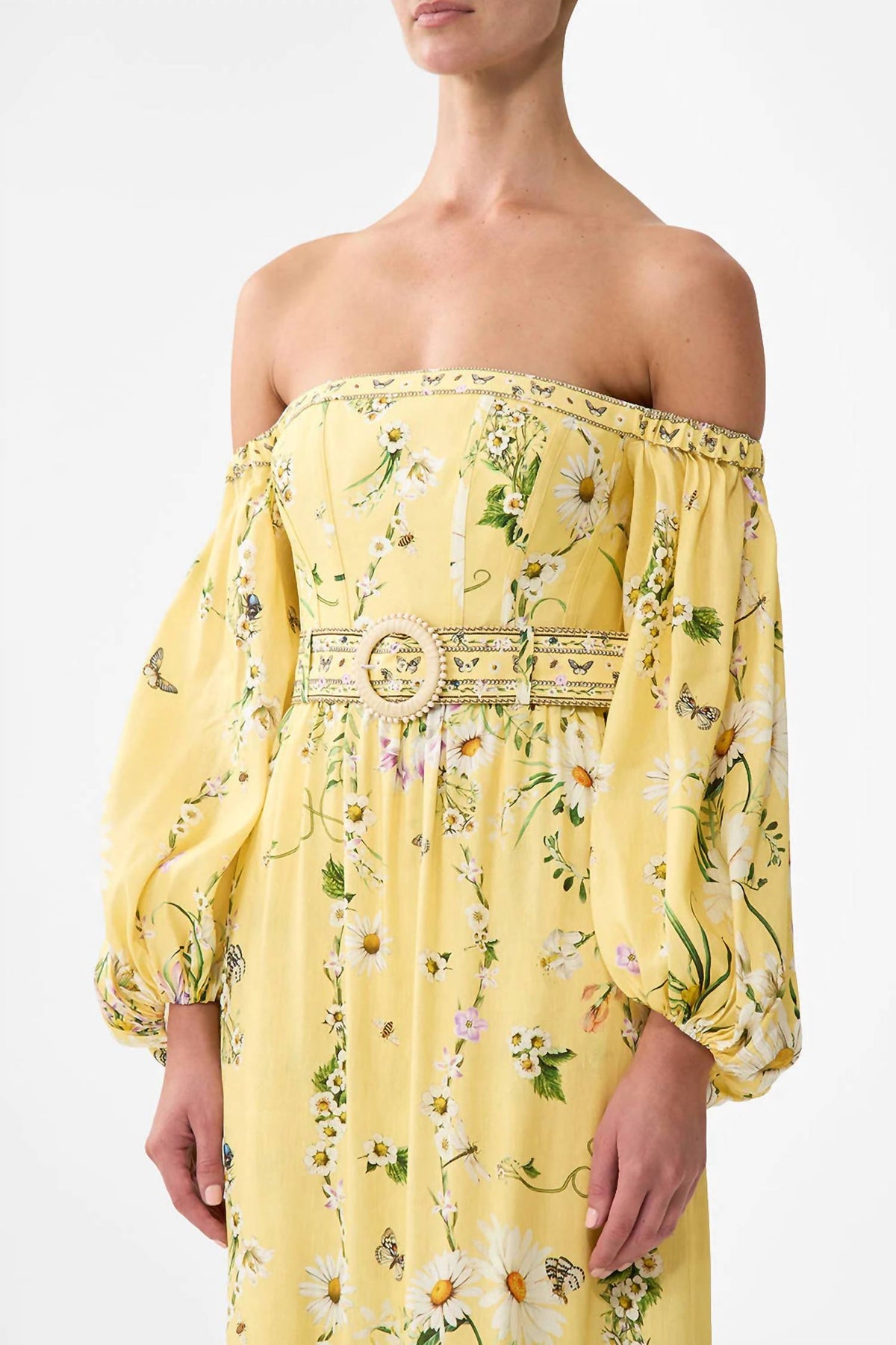 Camilla - Puff Sleeve Corset Dress