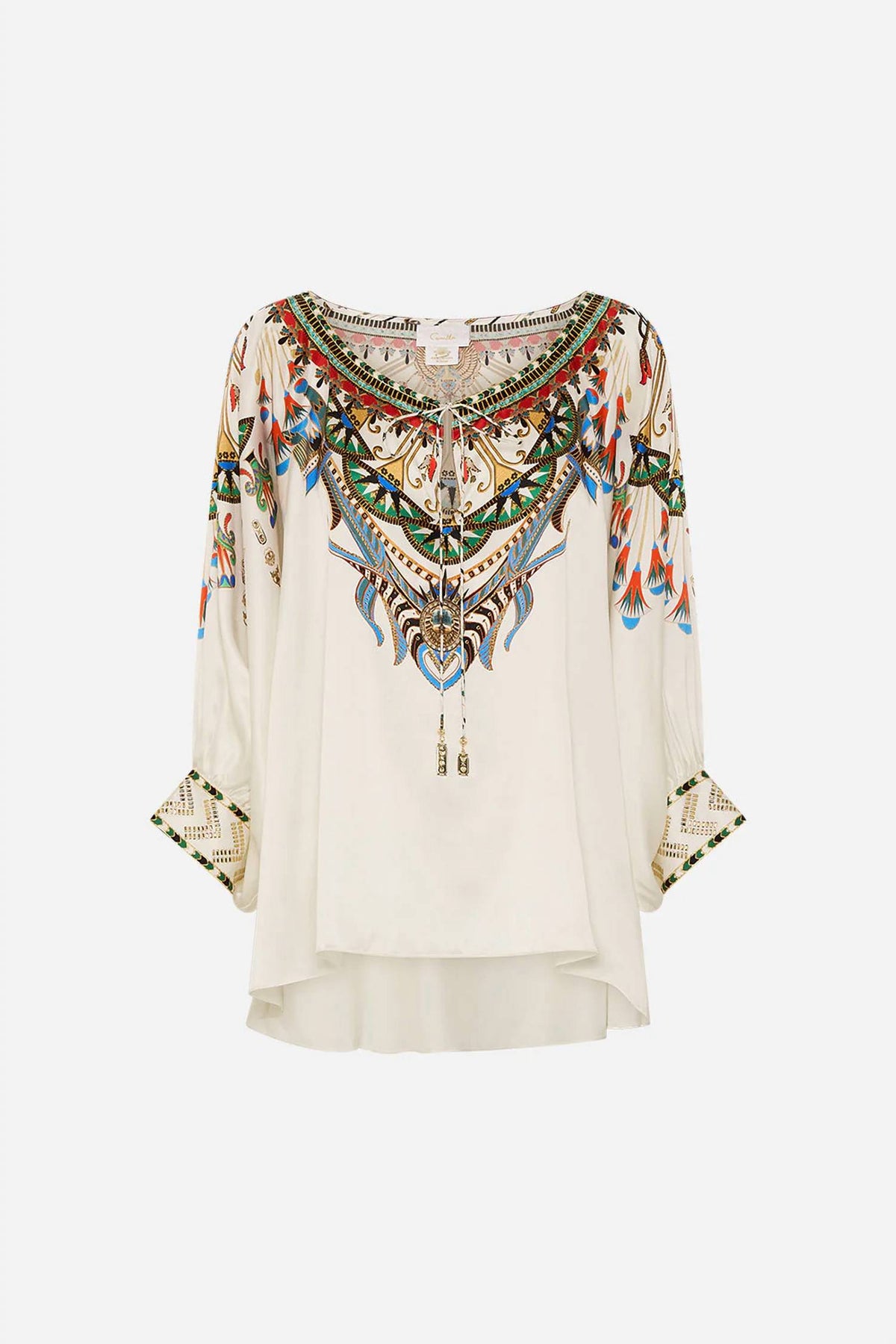 Camilla - Raglan Sleeve Blouse With Cuff