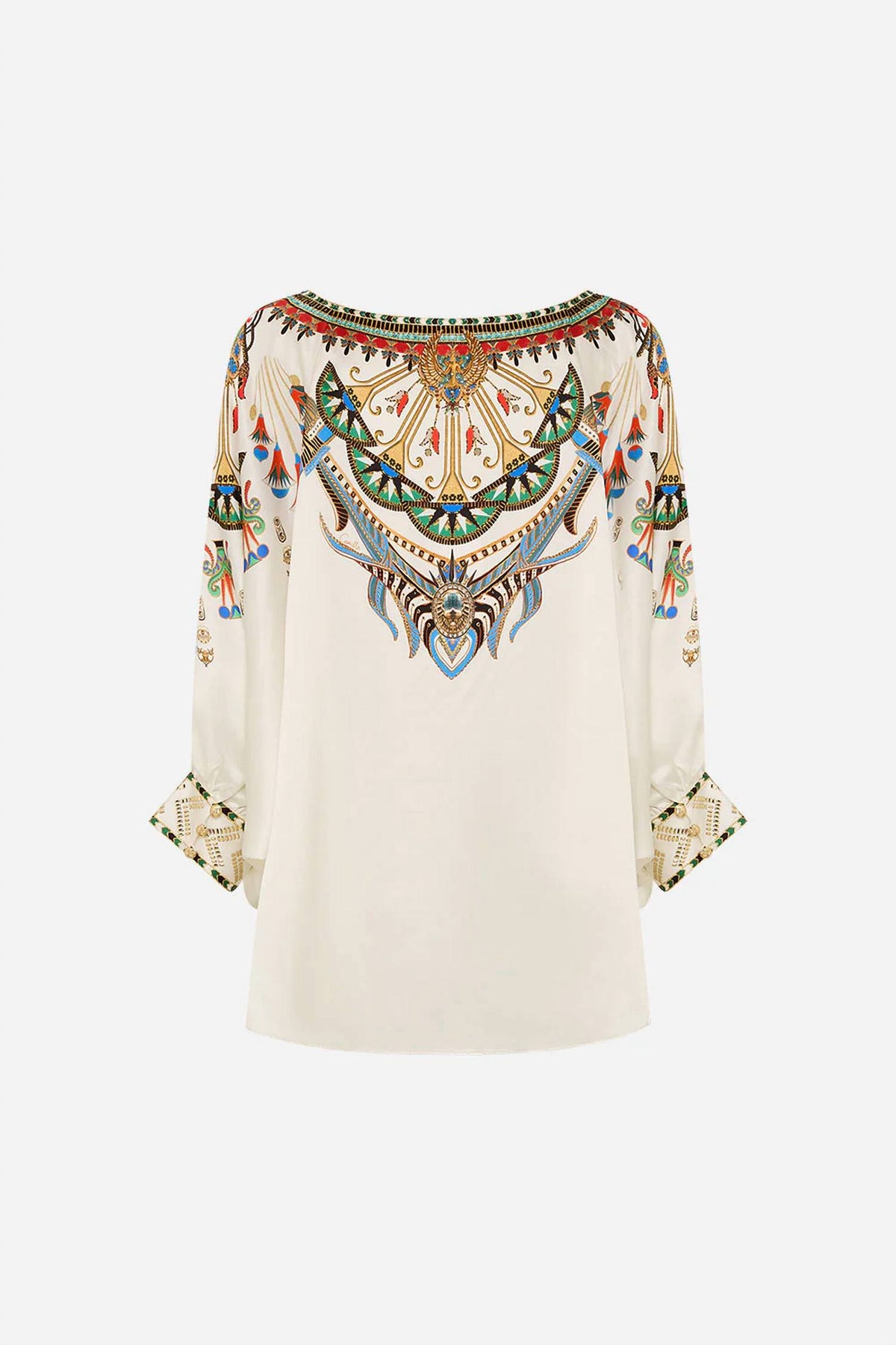 Camilla - Raglan Sleeve Blouse With Cuff