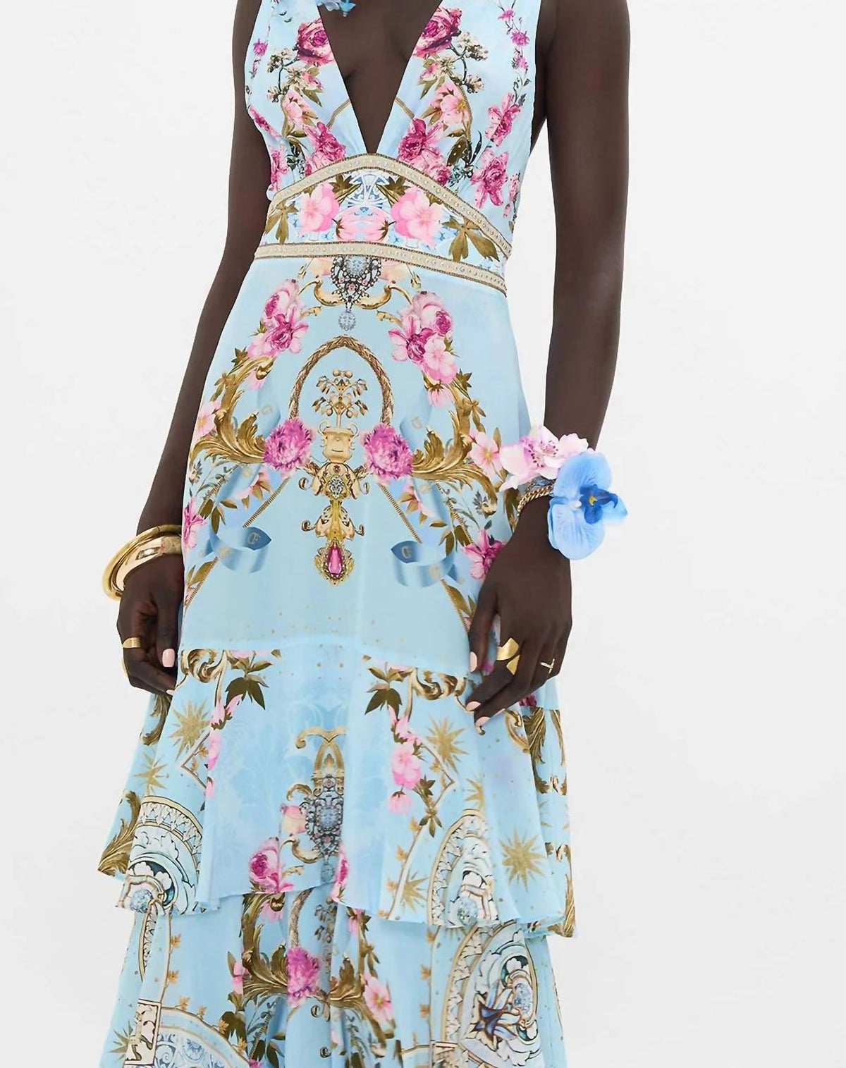 Camilla - Tiered Ruffle Hem Dress