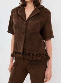 Cap D'Antibes - Antonia Collared Shirt