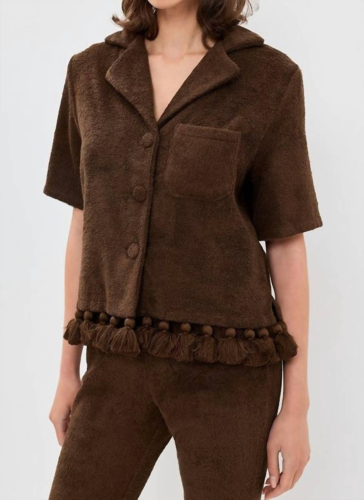 Cap D'Antibes - Antonia Collared Shirt