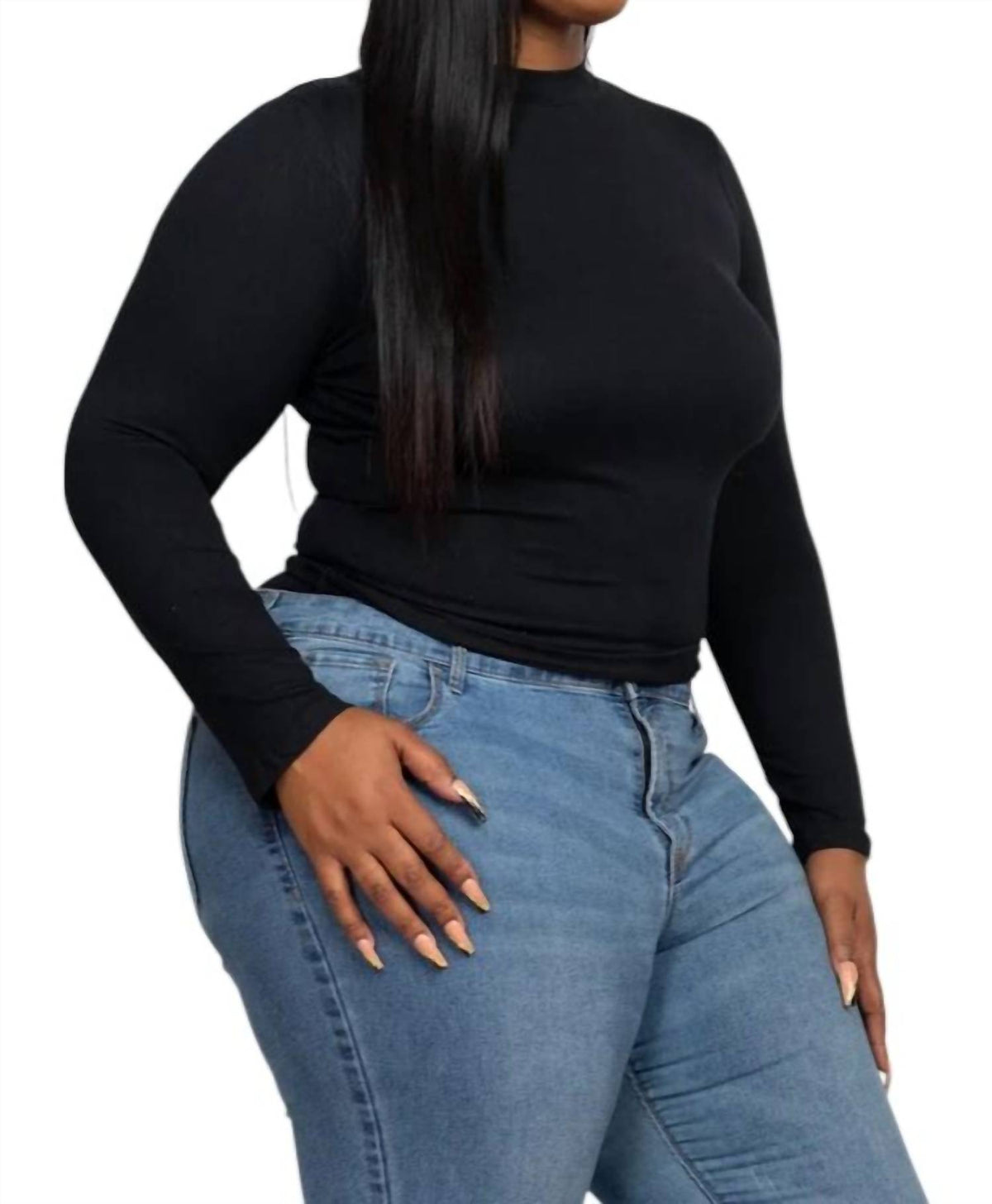 Capella - Mock Neck Top - Plus