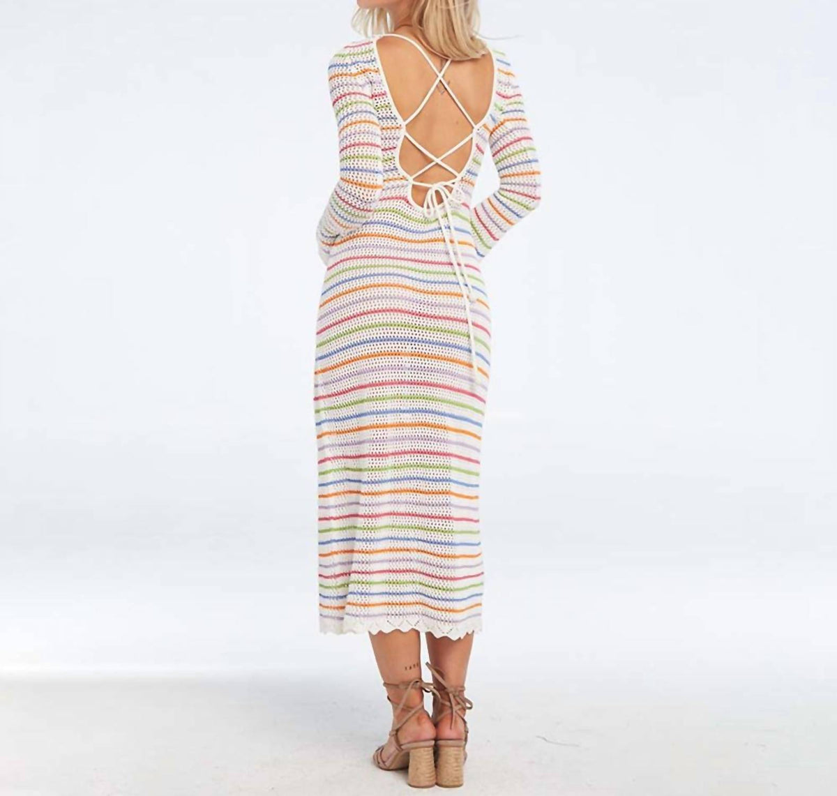 Capittana - BRUNELLA STRIPES KNITTED DRESS