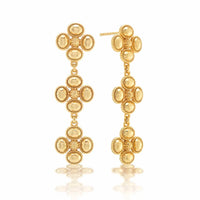 Capucine De Wulf - Berry Clover Linear Earrings
